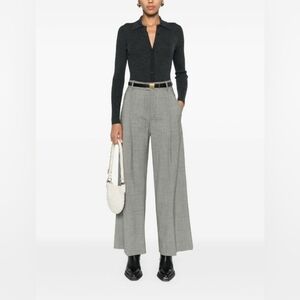 NWOT Brigitte Herskind wool Blend Plaid trousers